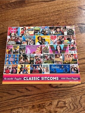 Classic Sitcoms 1000-Piece Jigsaw Puzzle by Re-marks